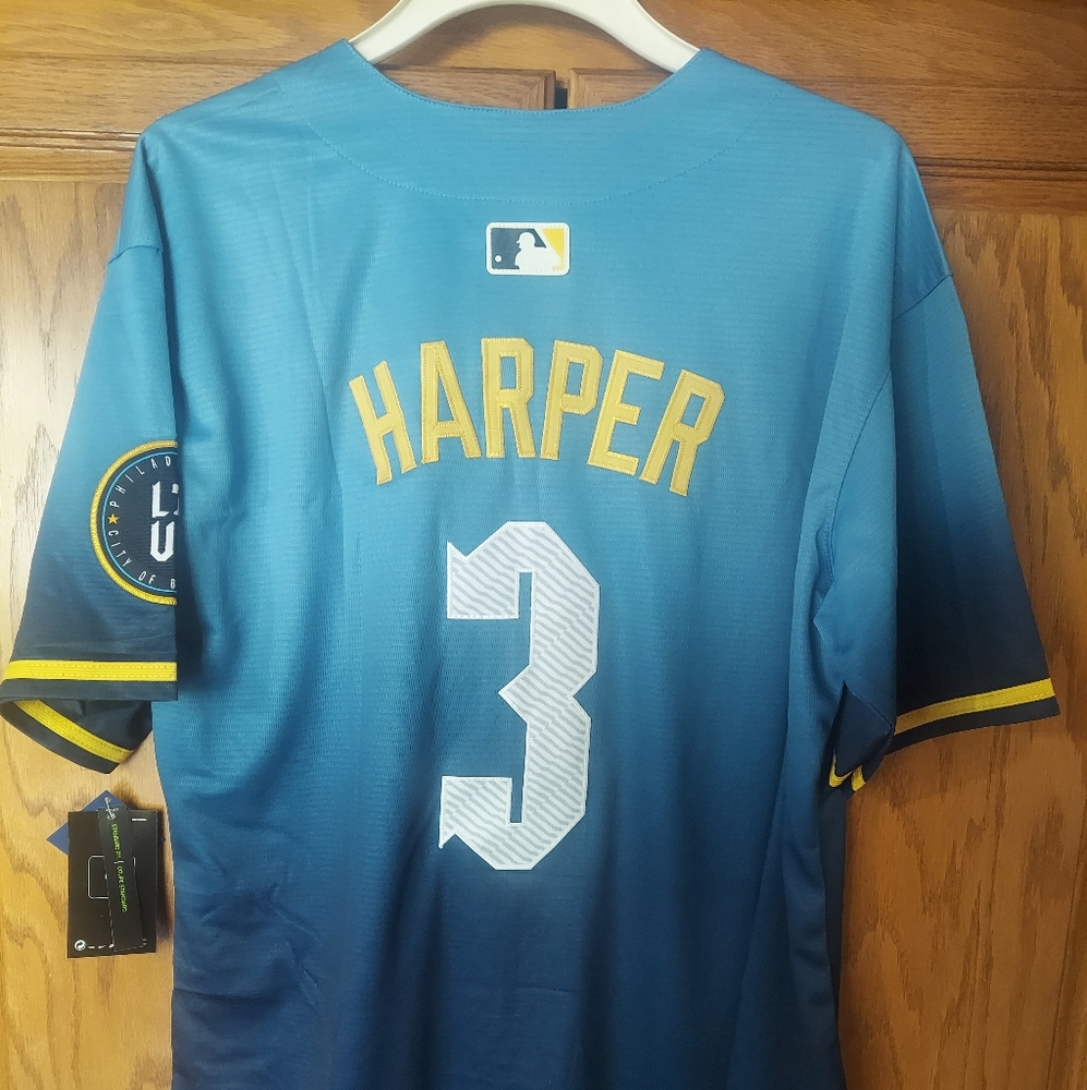 Bryce Harper Philadelphia Phillies City Connect Stitched Jersey